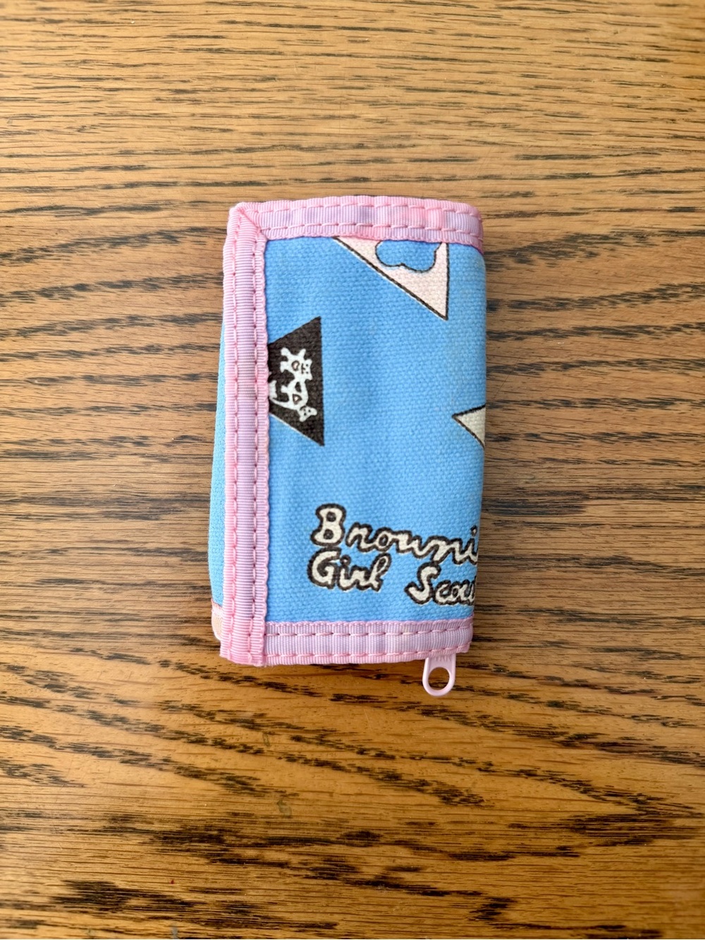 Blue & Pink Girl Scout Kids Wallet
